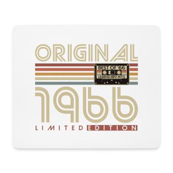 Original 1966 Vintage Vintage Birthday Retro - Mouse Pad (horizontal) - white - Front