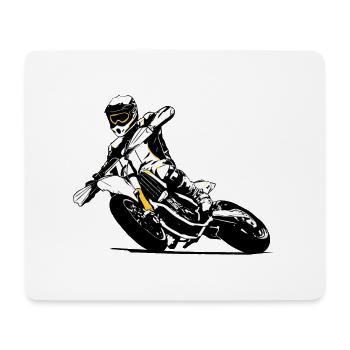 Supermoto - Supermotard - Mouse Pad (horizontal) - white - Front