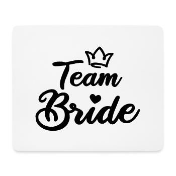 Team Bride - Mousepad (Querformat) - Weiß - Vorne