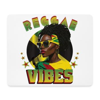 Reggae Vibes, Rastagirl - Mouse Pad (horizontal) - white - Front
