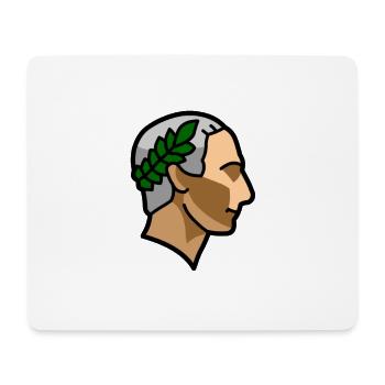 Random 012 Caesar - Mouse Pad (horizontal) - white - Front