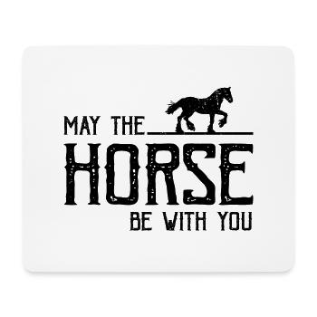 Conception Clydesdale pour clydesdale Riders - Tapis de souris (format paysage) - blanc - Devant