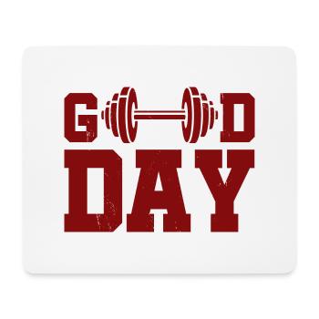 Good Day - Mousepad (Querformat) - Weiß - Vorne