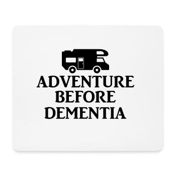 L'aventure avant la démence. Cadeaux pour les amateurs de camping - Tapis de souris (format paysage) - blanc - Devant