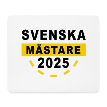 Schwedischer Meister 2025 - Mousepad (Querformat) - Weiß - Vorne