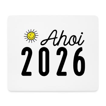 2026 - Mouse Pad (horizontal) - white - Front