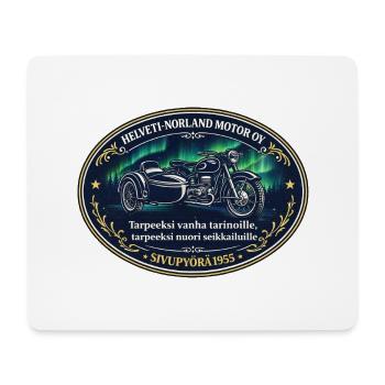 Helveti-Norland OY: Sivupyörä 1955 - Mousepad (Querformat) - Weiß - Vorne