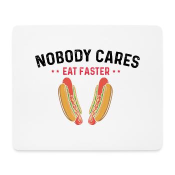 Restauration rapide Hot Dog Hotdog FastFood - Tapis de souris (format paysage) - blanc - Devant