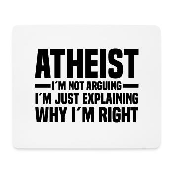 Atheism - Mouse Pad (horizontal) - white - Front