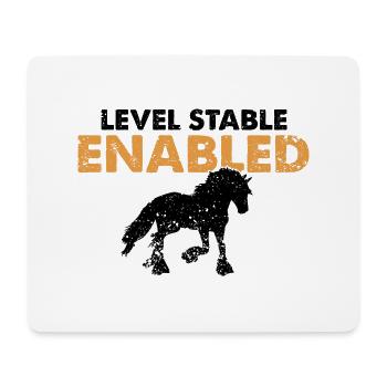 Conception Clydesdale pour clydesdale Riders - Tapis de souris (format paysage) - blanc - Devant