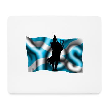Scotland yes - Mousepad (Querformat) - Weiß - Vorne