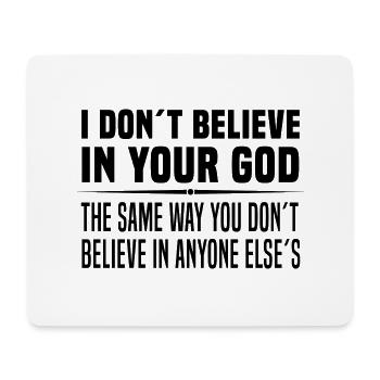 Atheism - Mouse Pad (horizontal) - white - Front