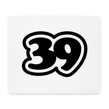 39 Japanese Slang Sankyu - Mouse Pad (horizontal) - white - Front