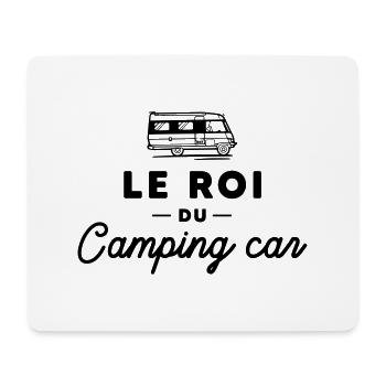 Le Roi du Camping-car Tshirt - Tapis de souris (format paysage) - blanc - Devant