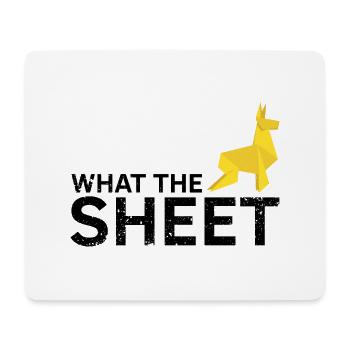 Farbenfroher Kirigami Origami Design - Mousepad (Querformat) - Weiß - Vorne