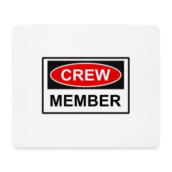 Crew Mitglied - Mousepad (Querformat) - Weiß - Vorne