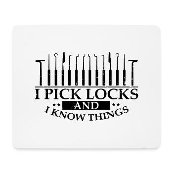 Conceptions de service de déverrouillage Lockpicking Lock Picking - Tapis de souris (format paysage) - blanc - Devant