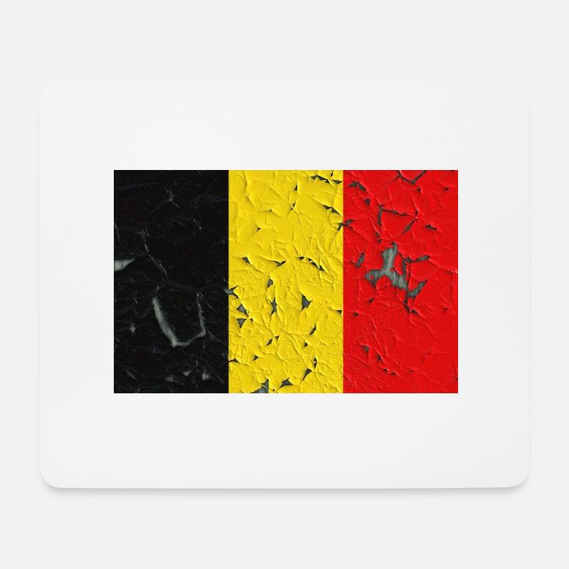 Belgien - Mousepad (Querformat) - Weiß