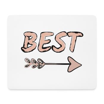 BEST FRIENDS Best Friends Sayings Gift - Mouse Pad (horizontal) - white - Front