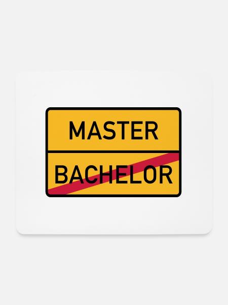master - Mousepad (Querformat) - Weiß