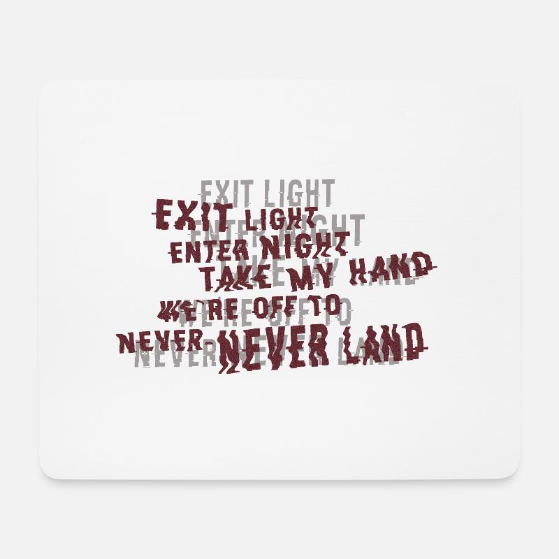 Sandman - Liedtexte - Mousepad (Querformat) - Weiß