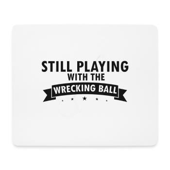 House demolition design and house renovation - Mouse Pad (horizontal) - white - Front