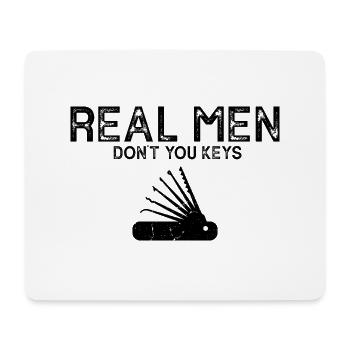 Men Schlosdienst Locking Technician Design - Mouse Pad (horizontal) - white - Front