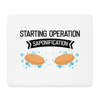 Homemade soap design for oil soap making - Mouse Pad (horizontal) - white - Front