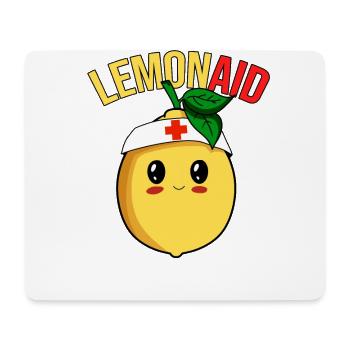 Citron disant - Tapis de souris (format paysage) - blanc - Devant