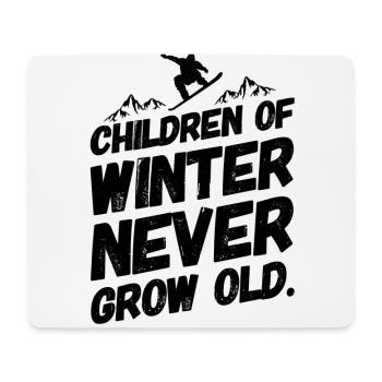 Snowboarding Snowboard Snowboarder Winter - Mouse Pad (horizontal) - white - Front