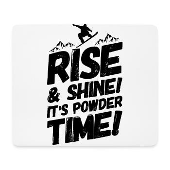 Snowboarding Snowboard Snowboarder saying - Mouse Pad (horizontal) - white - Front