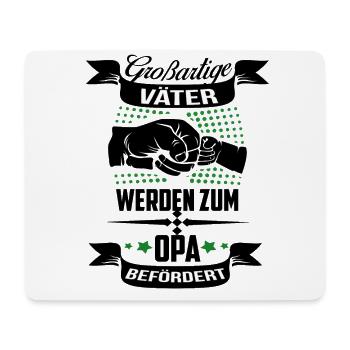 Ich Werde Opa Großvater Papa Beförderung Opa Vater - Mousepad (Querformat) - Weiß - Vorne