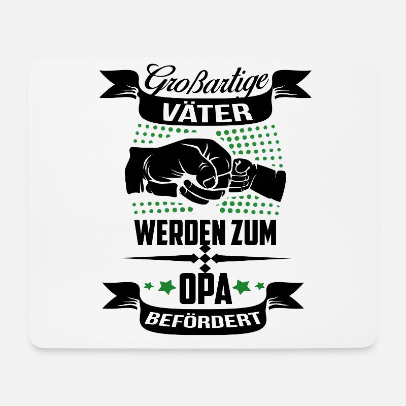 Ich Werde Opa Großvater Papa Beförderung Opa Vater - Mousepad (Querformat) - Weiß