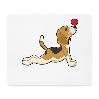 Beagle - Mousepad (Querformat) - Weiß - Vorne
