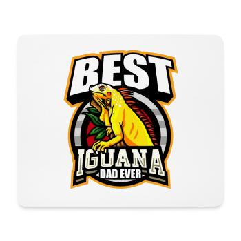 Iguane | de compagnie Reptiles Reptiles Animaux Cadeaux - Tapis de souris (format paysage) - blanc - Devant