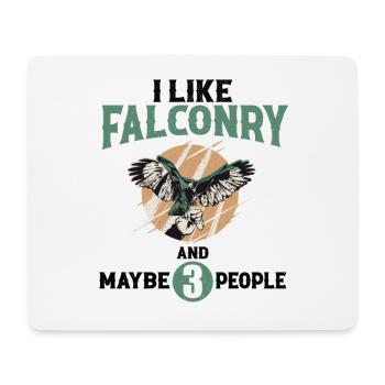 Falcon breeding | Falconry Falconry Animals Gift Idea - Mouse Pad (horizontal) - white - Front