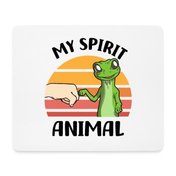 Gecko Liebhaber - Mousepad (Querformat) - Weiß - Vorne