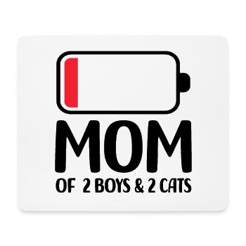 Cat - Mouse Pad (horizontal) - white - Front