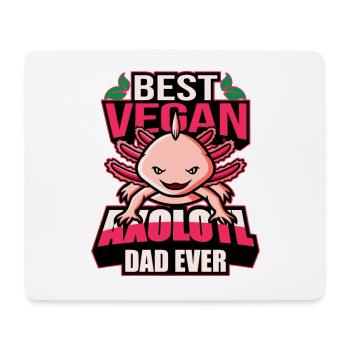 Axolotl Vegan | Pet Tail Lurch Gift Idea - Mouse Pad (horizontal) - white - Front