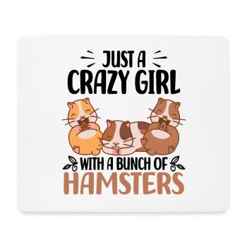 Hamster - Mousepad (Querformat) - Weiß - Vorne
