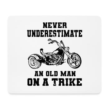 Trike - Mousepad (Querformat) - Weiß - Vorne