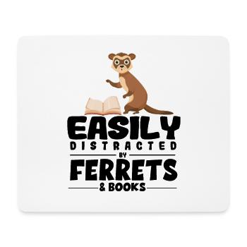 Frettchen Liebhaber Geschenke | Haustiere Tiere - Mousepad (Querformat) - Weiß - Vorne