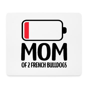 French Bulldog - Mouse Pad (horizontal) - white - Front