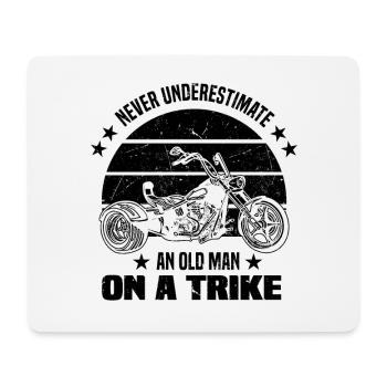 Trike Motorrad Triker Trikes Trikefahrer Geschenke - Mousepad (Querformat) - Weiß - Vorne