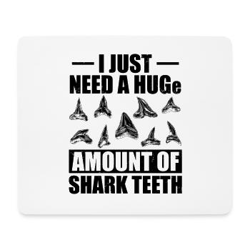 Collecting shark teeth - Mouse Pad (horizontal) - white - Front
