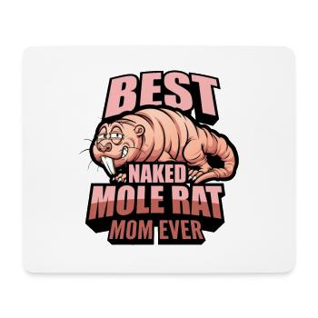 Nacktmull - Mousepad (Querformat) - Weiß - Vorne