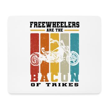 Trike Moto - Tapis de souris (format paysage) - blanc - Devant
