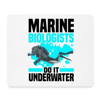Meeresbiologe - Mousepad (Querformat) - Weiß - Vorne