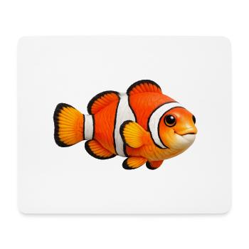 Clownfish Sea Fish Colorful - Mouse Pad (horizontal) - white - Front