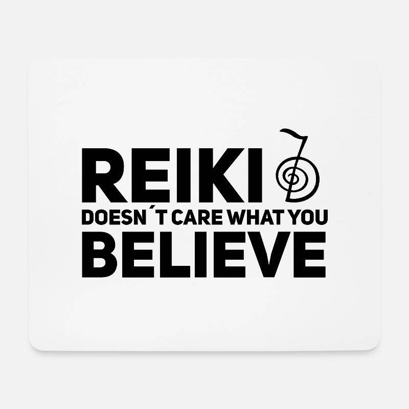 Reiki Therapeuten - Mousepad (Querformat) - Weiß